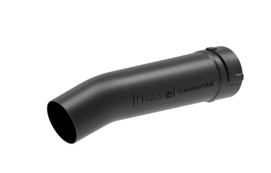 Curved round nozzle
