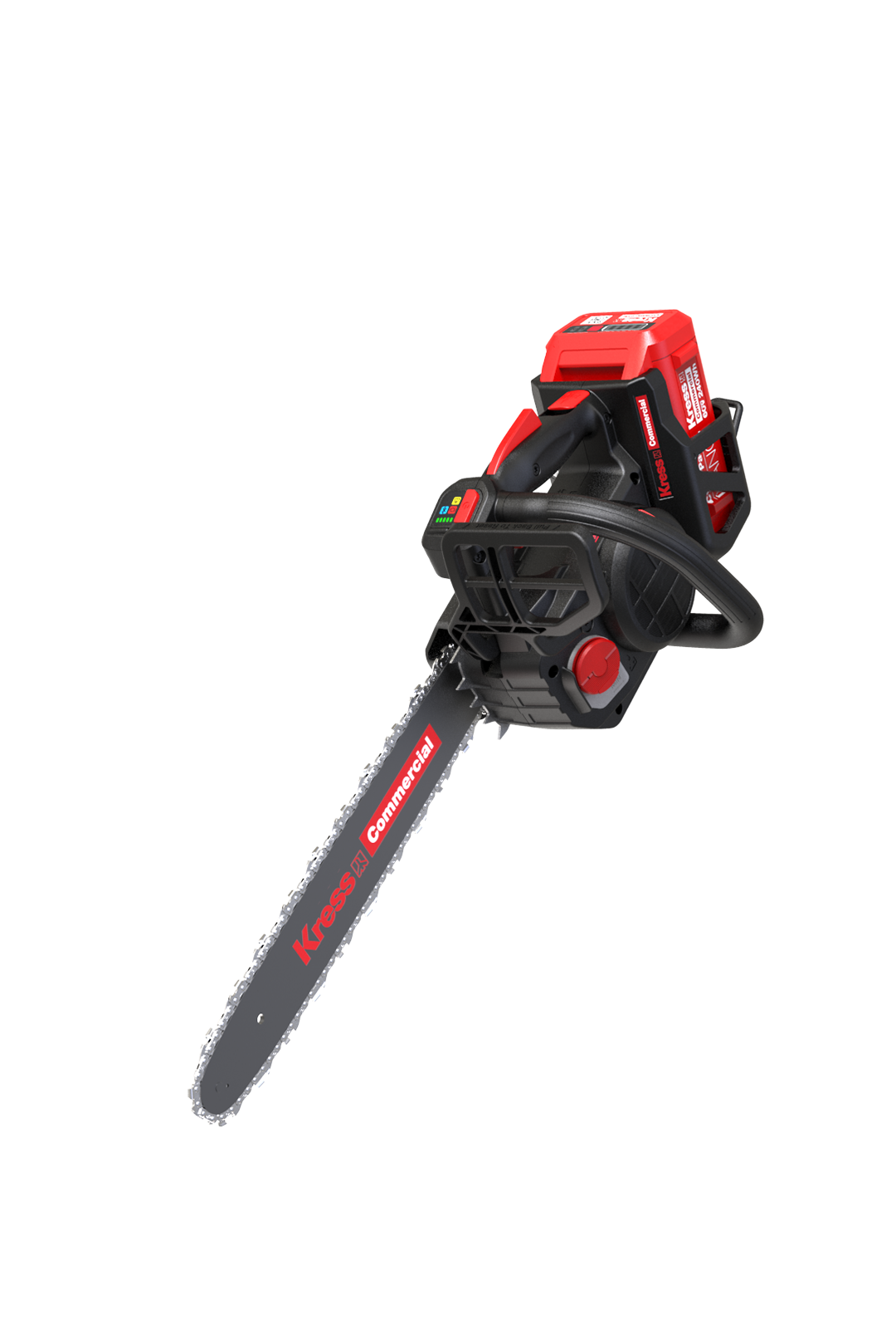 Commercial-grade 60V top-handle chainsaw