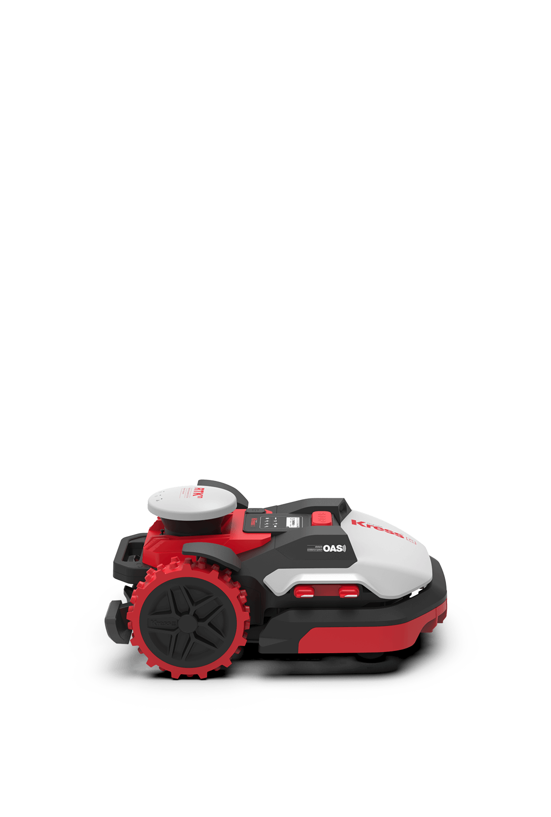 Kress RTKⁿ 2,000 m² robotic lawn mower with OAS (Obstacle Avoidance System)