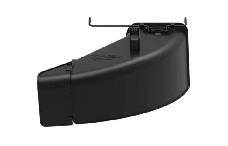 Mower rear side discharge chute
