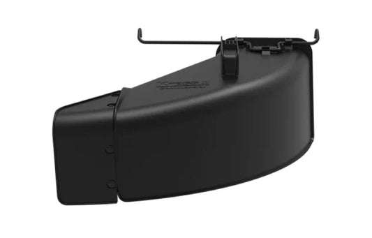 Rear side discharge chute