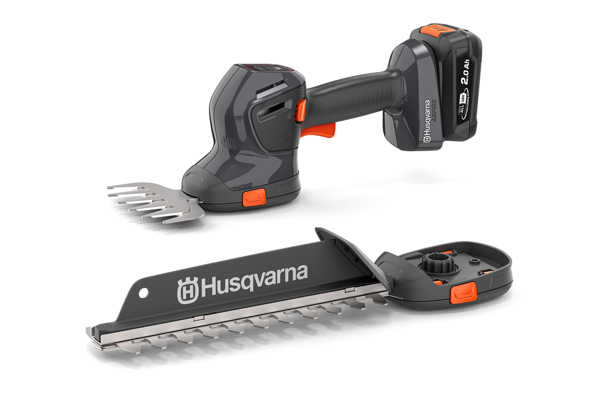 Husqvarna Aspire™ Shrub Shear 18V + Pole with battery and charger