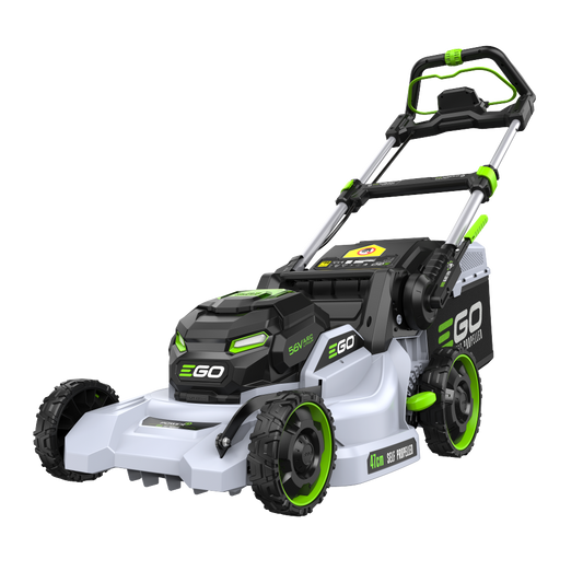 Power+ 47cm Self-Propelled Mower with LED Screen